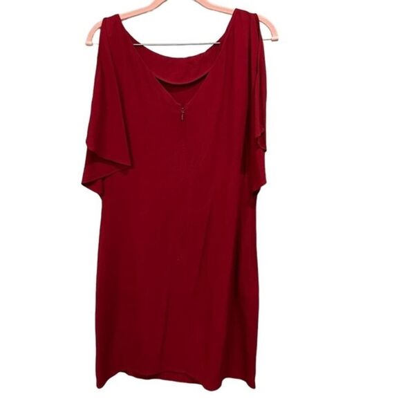 Theory Crimson Red Shift Dress size 4 - Picture 6 of 11